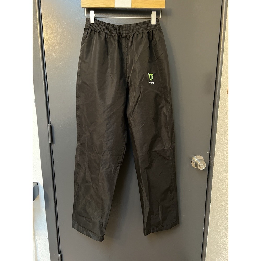 Tidewe Lining Rain Pants Mens Size S Waterproof Black Nonwovens
